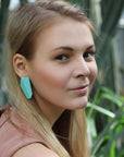 Folded Vertical Statement Earrings