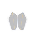 Folded Vertical Statement Earrings