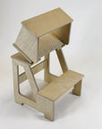 Folding Seat and Step Stool for Home Use