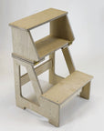 Folding Seat and Step Stool for Home Use