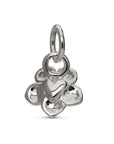 Forget-Me-Not Flower Personalised Silver Charm