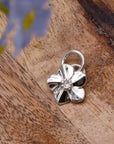 Forget-Me-Not Flower Personalised Silver Charm