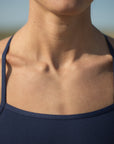 Women’s One-Piece Training Swimsuit – Tie Back