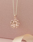 Four Leaf Clover Silver Charm