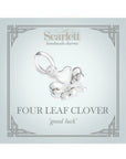Four Leaf Clover Silver Charm