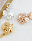 Four Leaf Clover Silver Charm
