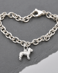 Fox Terrier Silver Dog Charm