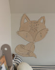 Fox Forest Animal - Wooden Wall Decoration