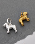 Fox Terrier Silver Dog Charm