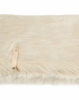 White Faux Fur Blanket for Pets