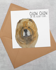 Send Some Floofy Love: Red Chow Chow 'Aloof Floof' Greeting Card