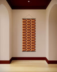 Retro wiggle stripe Tapestry