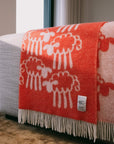 Friendsheep wool throw