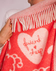 Friendsheep wool throw