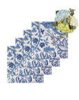 From Jaipur with Love Blue and White Table Napkin - Set of 4