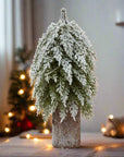 Mini Snowy Fir Tabletop Christmas Tree