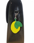 Handmade Leather Fruity Bag Charm – Lemon