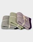 Yoga Studio GOTS Organic Cotton Two Toned Yoga Blanket