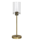 Luxury Fulham Table Lamp with Elegant Glass Shade and Antiqued Brass Base, Classic Home Decor Lighting by Ella James at brixbailey.com
