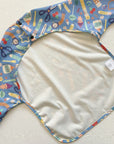 Long Sleeved Baby Bib - Crafty Print