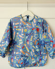 Long Sleeved Baby Bib - Crafty Print