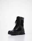 Black Desert Boots with Side Zipper