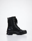 Black Desert Boots with Side Zipper
