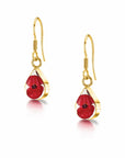 Poppy Teardrop Dangle Drop Earrings