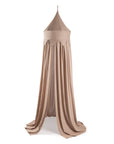 Premium Star Canopy for Baby Cot, Jetty Beige Luxury Bed Canopy with Magical Star Trim, Machine Washable Fabric, Sebra Design by Ella James at brixbailey.com