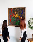 Giant Snakes and Ladders Game Board