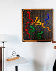 Giant Snakes and Ladders Game Board