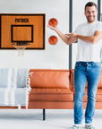 Personalization Wooden Single Hoop African Walnut