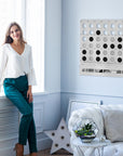 White Four in a Row Wall Game