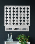 White Four in a Row Wall Game