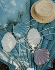 Dusty Blue Shell Garland Decoration