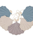 Dusty Blue Shell Garland Decoration