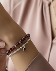 Garnet Gemstone Bracelet