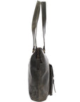 Urban Whisper: Waxed Leather Messenger Bag