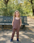 Hazel Stripe Super Soft Cotton Dungarees