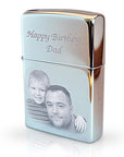 Personalised Zippo Lighter – Custom Text Engraving | Unique Photo Keepsake Gift