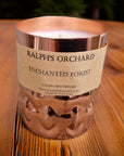 Enchanted Forest pine scented candle, luxury hand-poured in England, premium pine needles cedar oakmoss fragrance, best-selling autumn winter collection by Ralph's Orchard at brixbailey.com