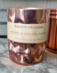 Luxury copper tin candles, elegant hand-poured soy candles, best-selling premium scented candles, cruelty-free eco-friendly by Ralph's Orchard at brixbailey.com