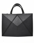 FACET Black Handbag – Versatile Elegance & Superior Craftsmanship by Gerda Retter Design at www.brixbailey.com