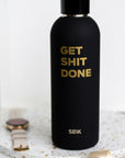 Stylish Black Stainless Steel Water Bottle 500 ml