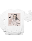 Unisex Crewneck Sweatshirt with Abstract Illustration