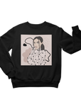 Unisex Crewneck Sweatshirt with Abstract Illustration