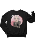 Unisex Crewneck Sweatshirt with Cozy Cupid Illustration