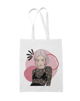 Illustrated Cotton Tote Bag In Time