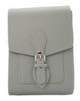 Handmade Leather Festival Phone Bag - Ghost Grey