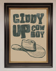 Giddy Up Framed Poster